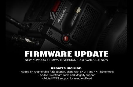 Actualización Firmware RED Komodo 1.5.3
