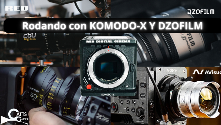 Rodando con Red Komodo-X y lentes DZO con Sergio de Uña